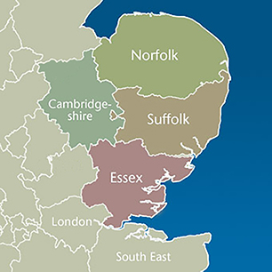 CPS East of England Map