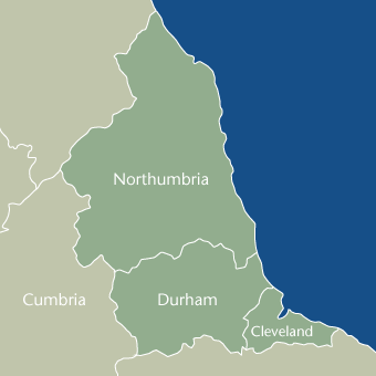 North East map