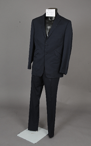 The bespoke suit made for Frank Partridge