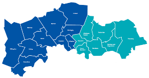 London North map