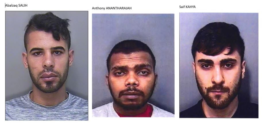 Three defendants jailed for Op Garcia