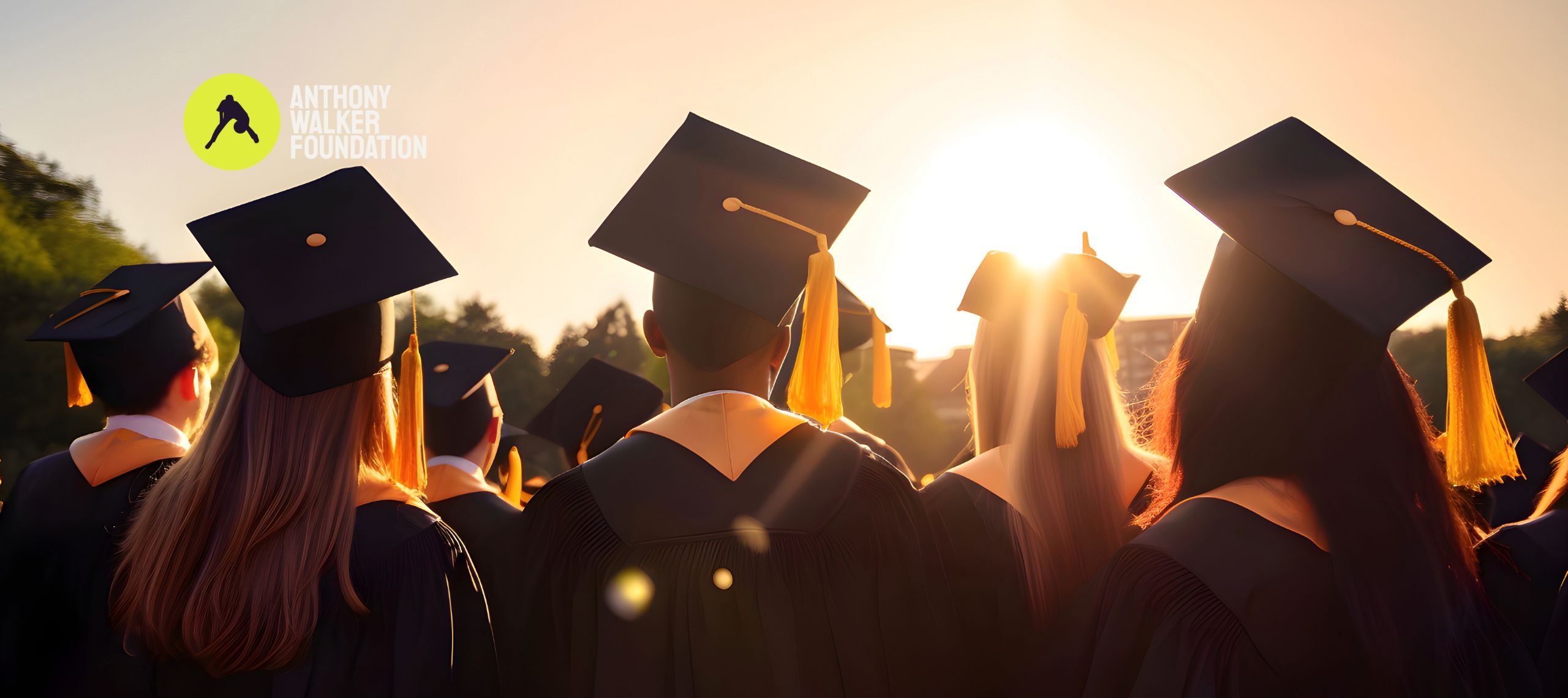 Crowd of graduates.